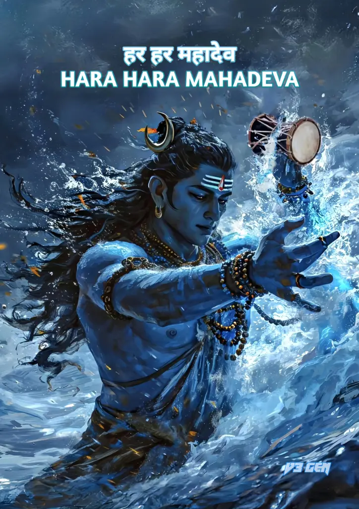 Lord Shiva | Metal Poster