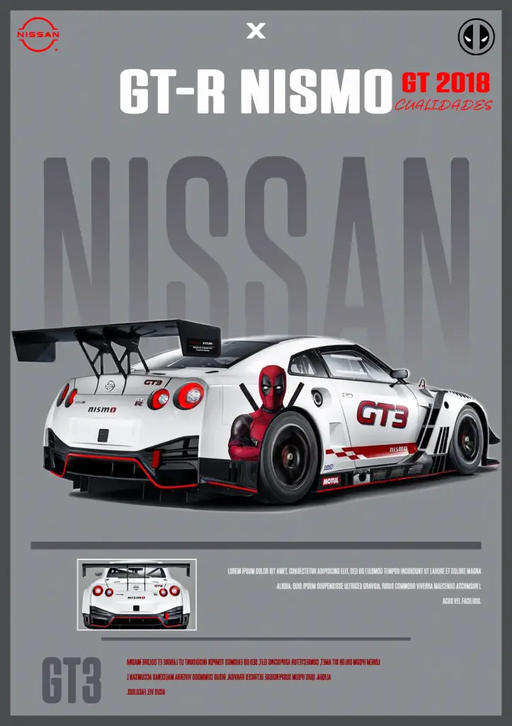 Nissan GT-R NISMO | Car | Metal Poster