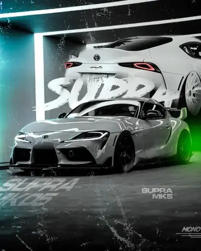 Supra MK5 | Car | Metal Poster
