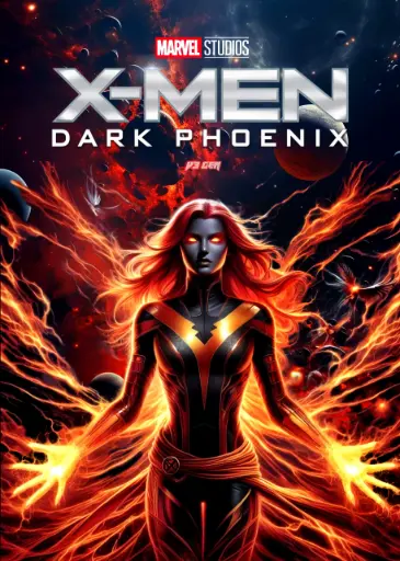 X-MEN Dark Phoenix | Metal Poster