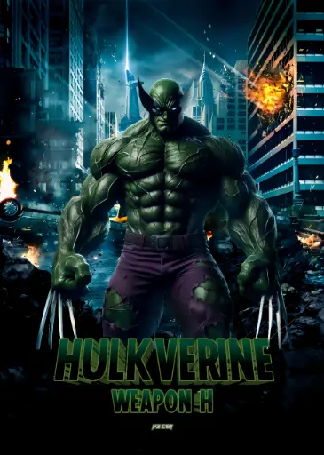 Hulkverine | Metal Poster